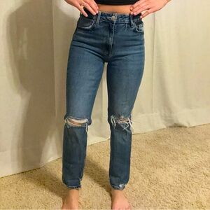 Zara Women's Boot Cut Jeans - Blue